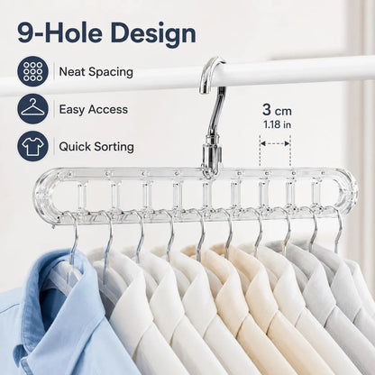 9-hole Clothes Hanger Organizer Space Saving Hanger