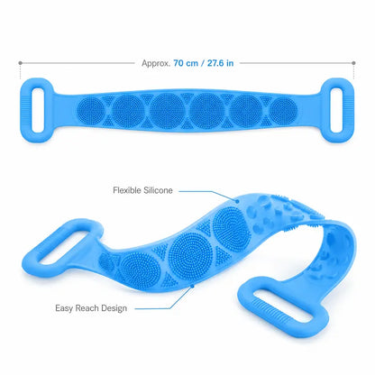 Bath Towel Silicone Rubbing Back Towel