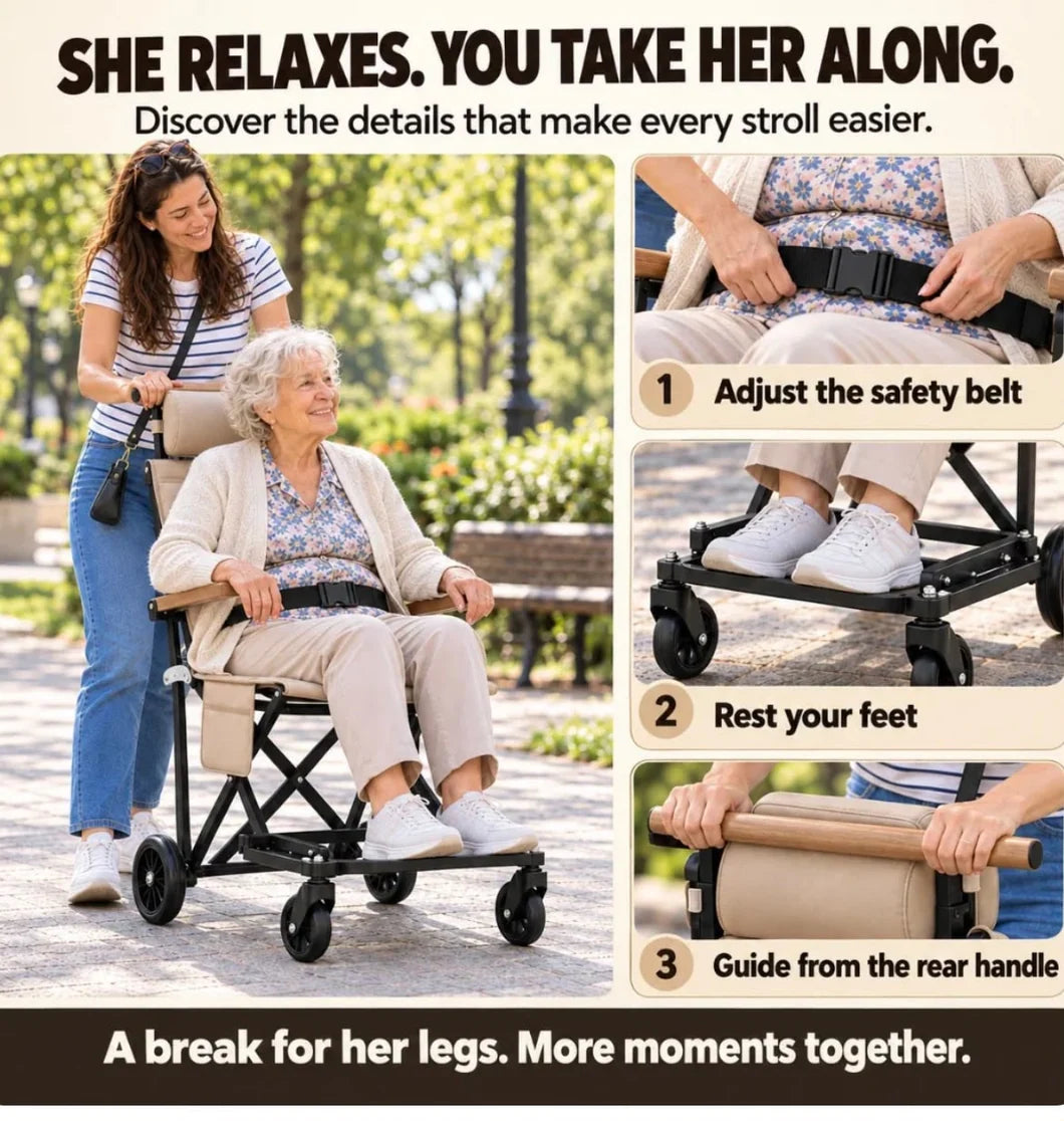 Fold Ease Mobility Chair (350 lb limit)
