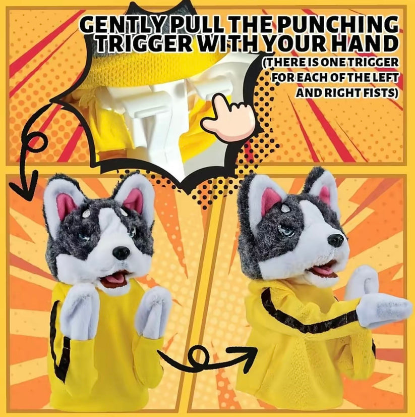 Interactive Hand BoxingDog
