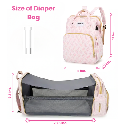 New Mummy Baby Crib Backpack Large Capacity Out Milk Insulated Bag Women
