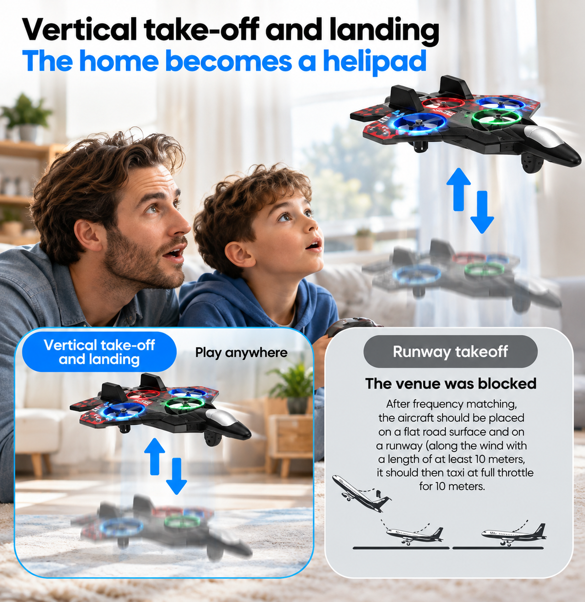 High-rolling Stunt Fighter Jet Toy