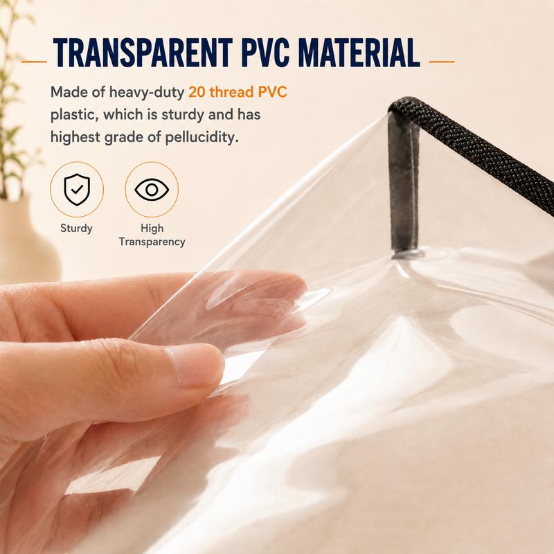 2- 1  Foldable Transparent Storage Boxes