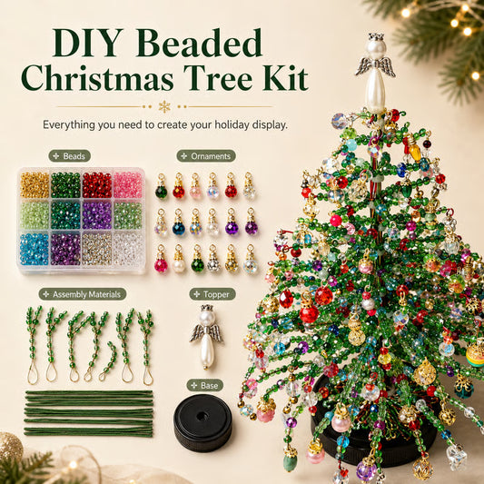 DIY Beaded Christmas Tree Kit – 🎅Create Your Own Sparkling Holiday Decoration