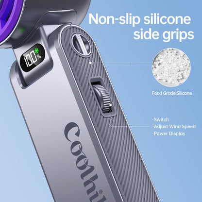 Mini Handheld Fan 120 Speed Portable Bladeless Fans