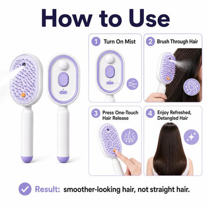 Electric Spray Massage Comb With Essential Oil
