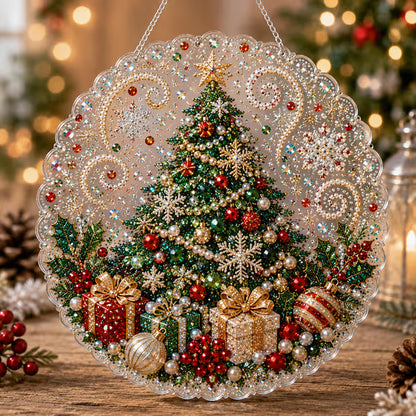 ✨ Diy Christmas Pearl Diamond Art Hanging Ornament Kit | Handmade Holiday Hanging Decor 🎅