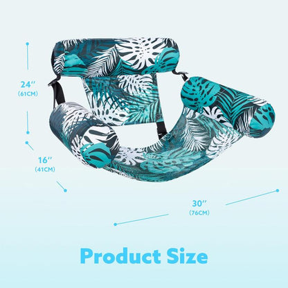 Inflatable Water Seat Amusement Lounger Floating Bed
