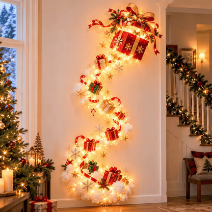 🔥Last Day 80% OFF 🎄Christmas Magic Trail Wall Light - A Little Christmas Magic, Right on Your Wall🎅