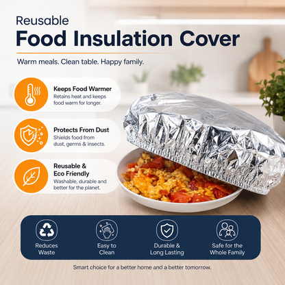 Reusable Aluminum Foil Food Cover