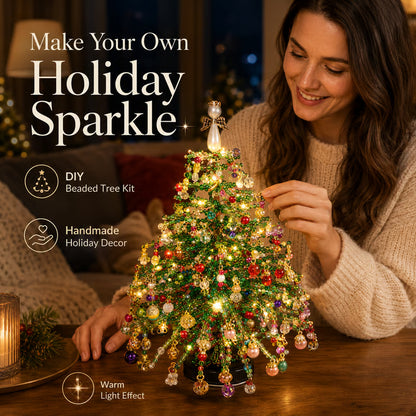 DIY Beaded Christmas Tree Kit – 🎅Create Your Own Sparkling Holiday Decoration