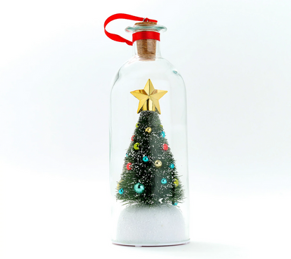 Christmas Tree Message In A Bottle Christmas Recording Gift