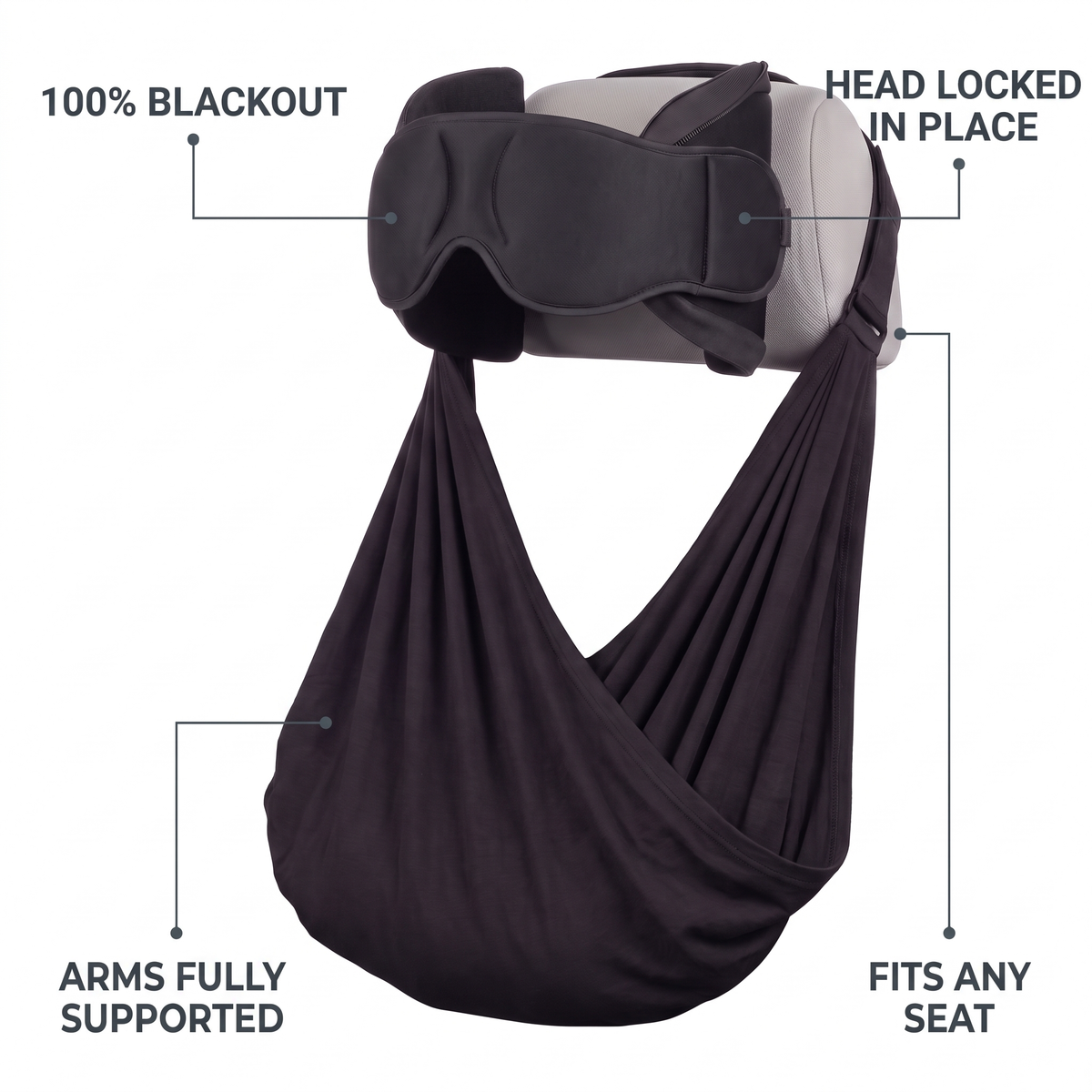 NapTrip 3-in-1 Travel Sleep Set