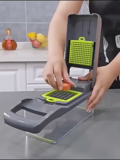 16 In 1 Vegetable Chopper Fruit Salad Mandolin Slicer Food Dicer Cutter Peeler