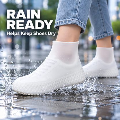 🌧️🥾 Buy 1 Get 1 Free -Outdoor Reusable Latex Rain Boot Covers | Waterproof & Durable✨✨